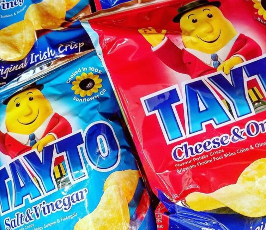 Only on the Island of Ireland would selling a bag of Tayto crisps land ya in court.