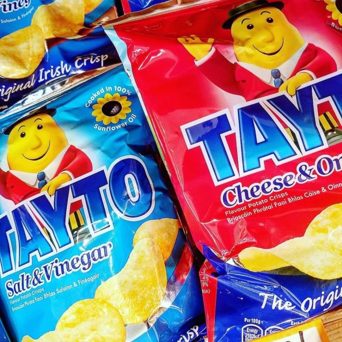 Only on the Island of Ireland would selling a bag of Tayto crisps land ya in court.