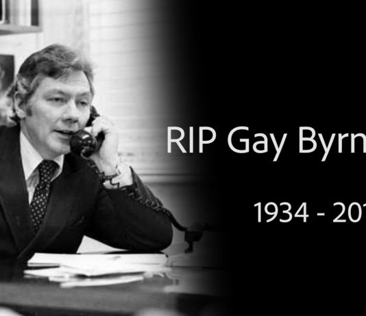 Irish media icon Gay Byrne has passed away