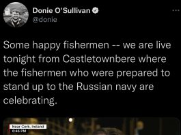 Russians back off after Irish fishermen vow to disrupt war games