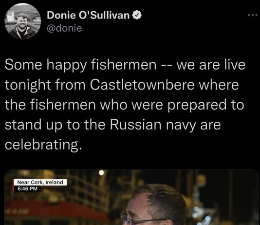 Russians back off after Irish fishermen vow to disrupt war games