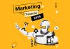 Marketing Trends in Ireland for 2025. A graphic with image of robot on it